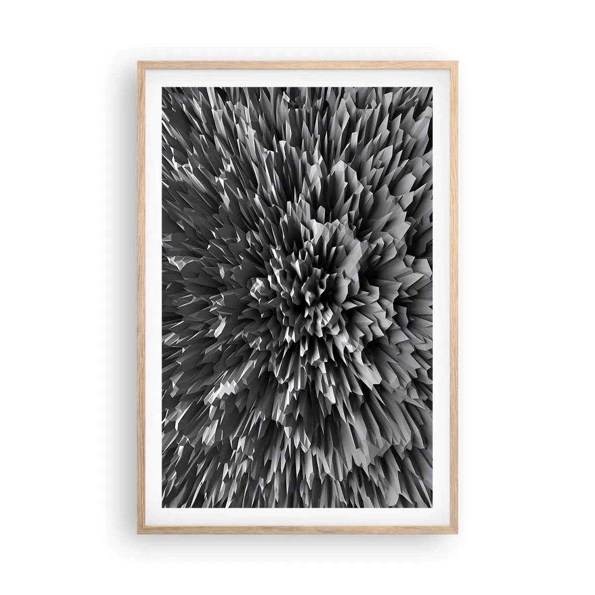 Affiche dans un chêne clair - Poster - Ça ne peut pas être plus dur que ça - 61x91 cm