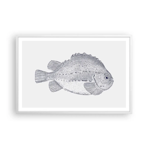 Affiche dans un cadre blanc - Poster - Pour l'album du naturaliste - 91x61 cm