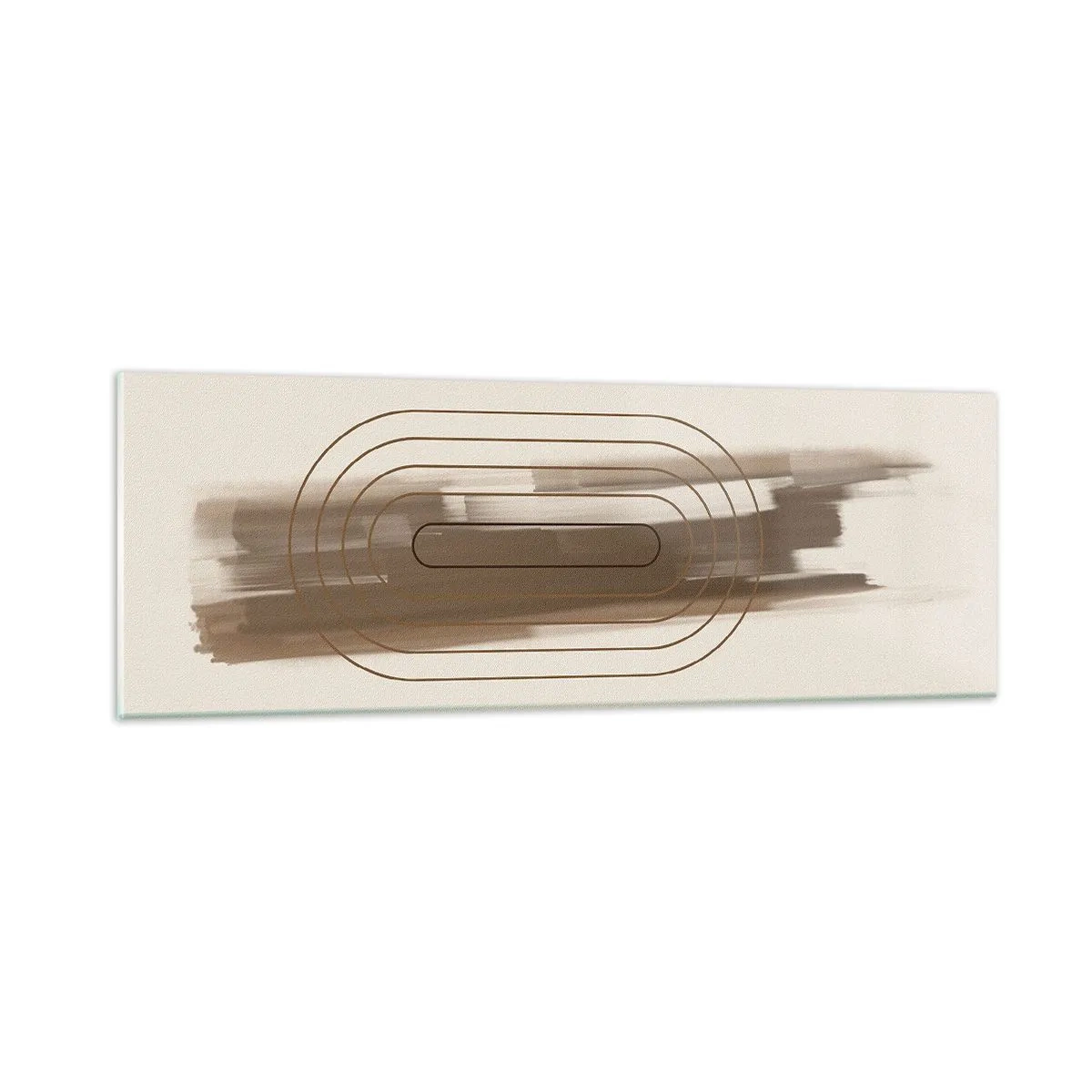 Impression sur verre - Image sur verre - Parfum de gris - 90x30 cm