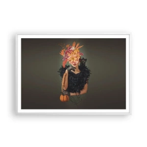 Affiche dans un cadre blanc - Poster - Sort de sorcière - 100x70 cm
