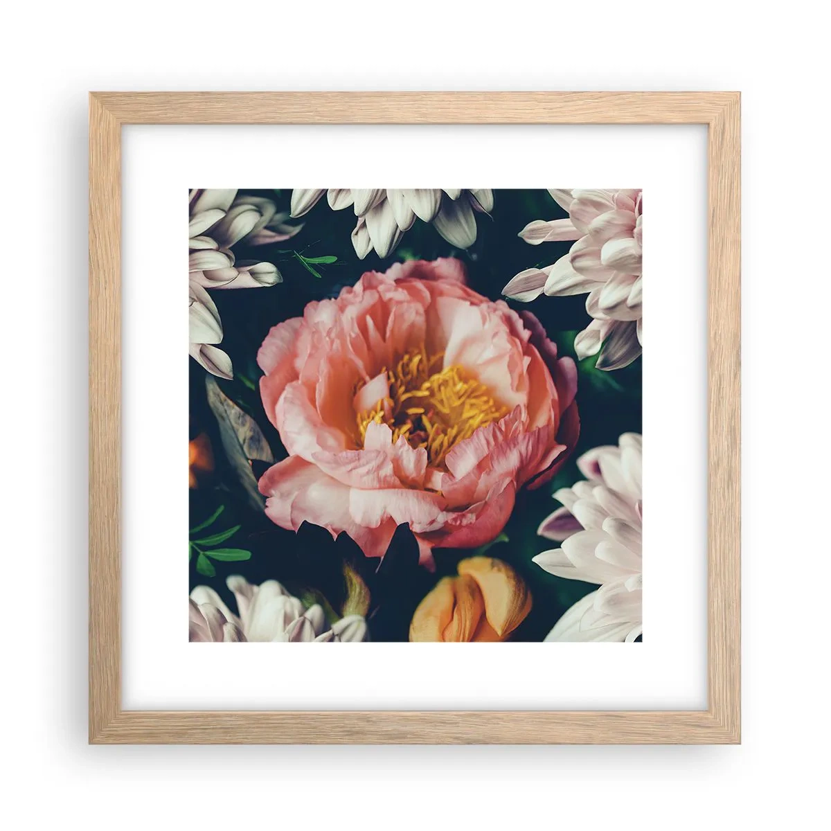 Affiche dans un chêne clair - Poster - Splendeur baroque - 30x30 cm