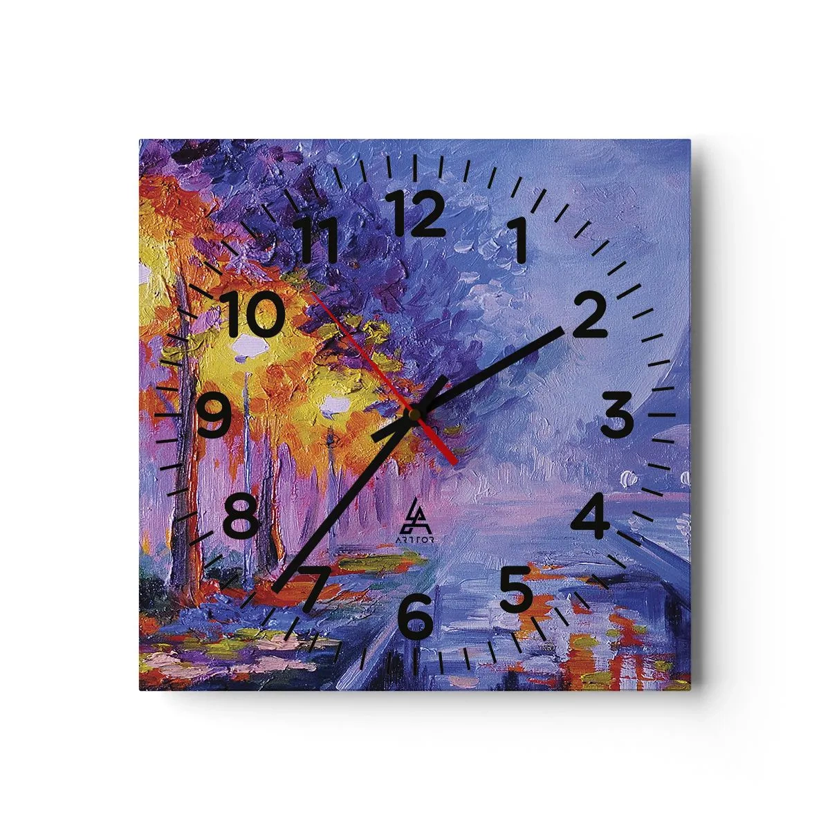 Horloge murale - Pendule murale - Une ballade idéale - 30x30 cm