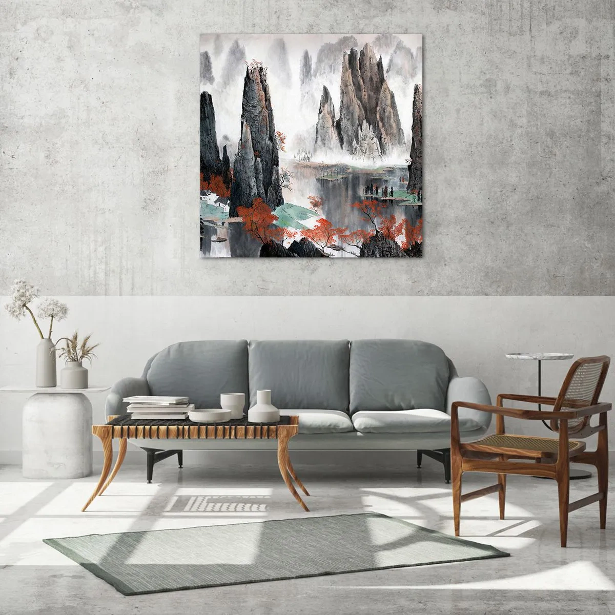 Impression sur verre - Image sur verre - De puissants gardiens - 30x30 cm