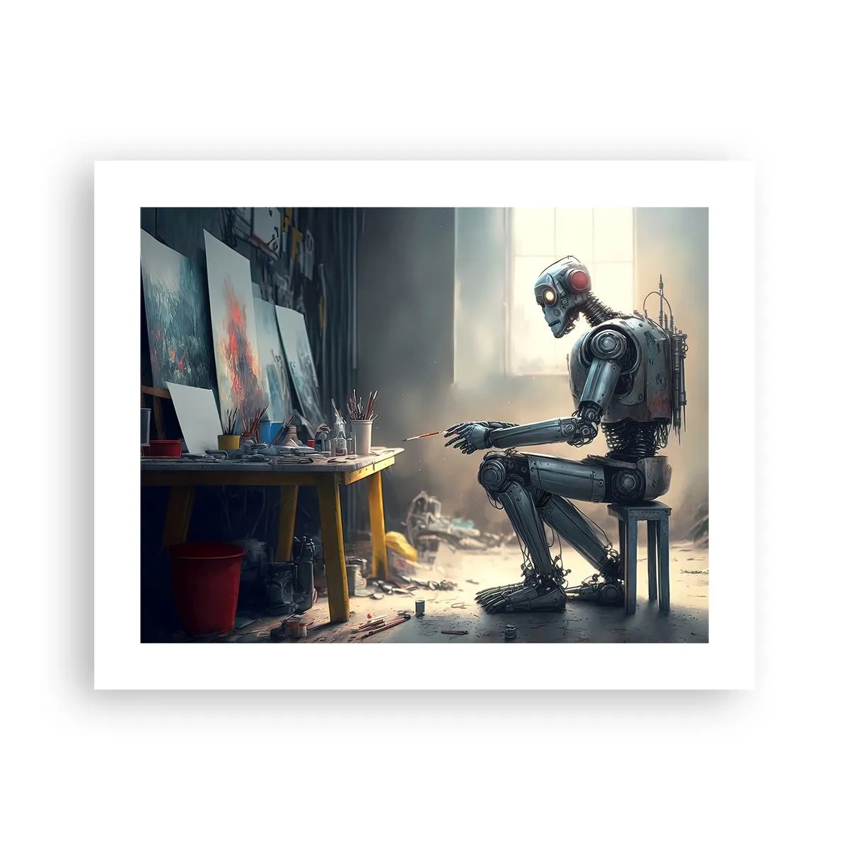 Affiche - Poster - L'acte de création - 50x40 cm