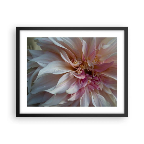 Affiche dans un cadre noir - Poster - Fraîcheur fleurissante - 50x40 cm