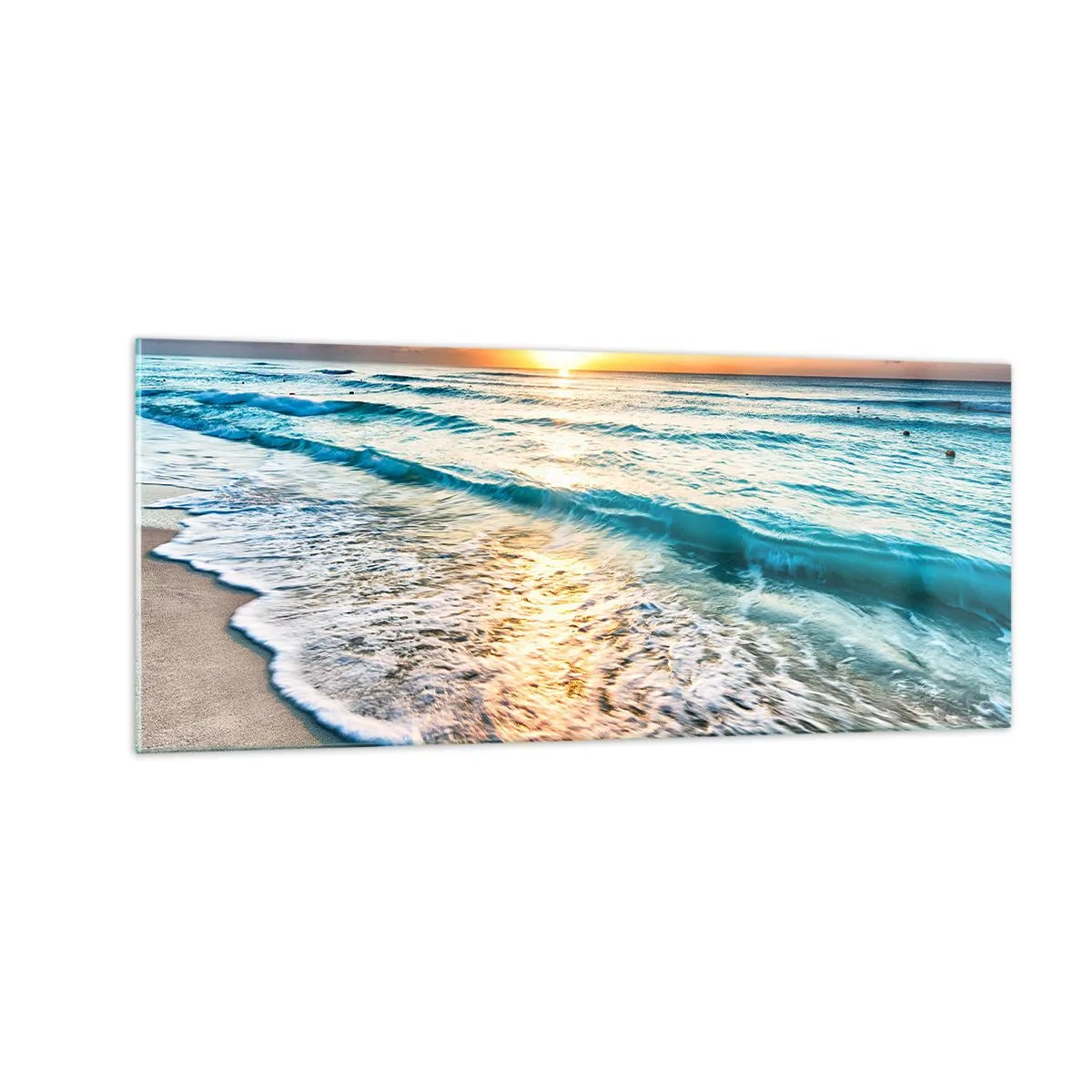 Impression sur verre - Image sur verre - Une vue qui en vaut la peine - 100x40 cm