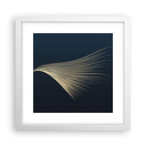 Affiche dans un cadre blanc - Poster - Comme les cheveux d'un ange - 30x30 cm