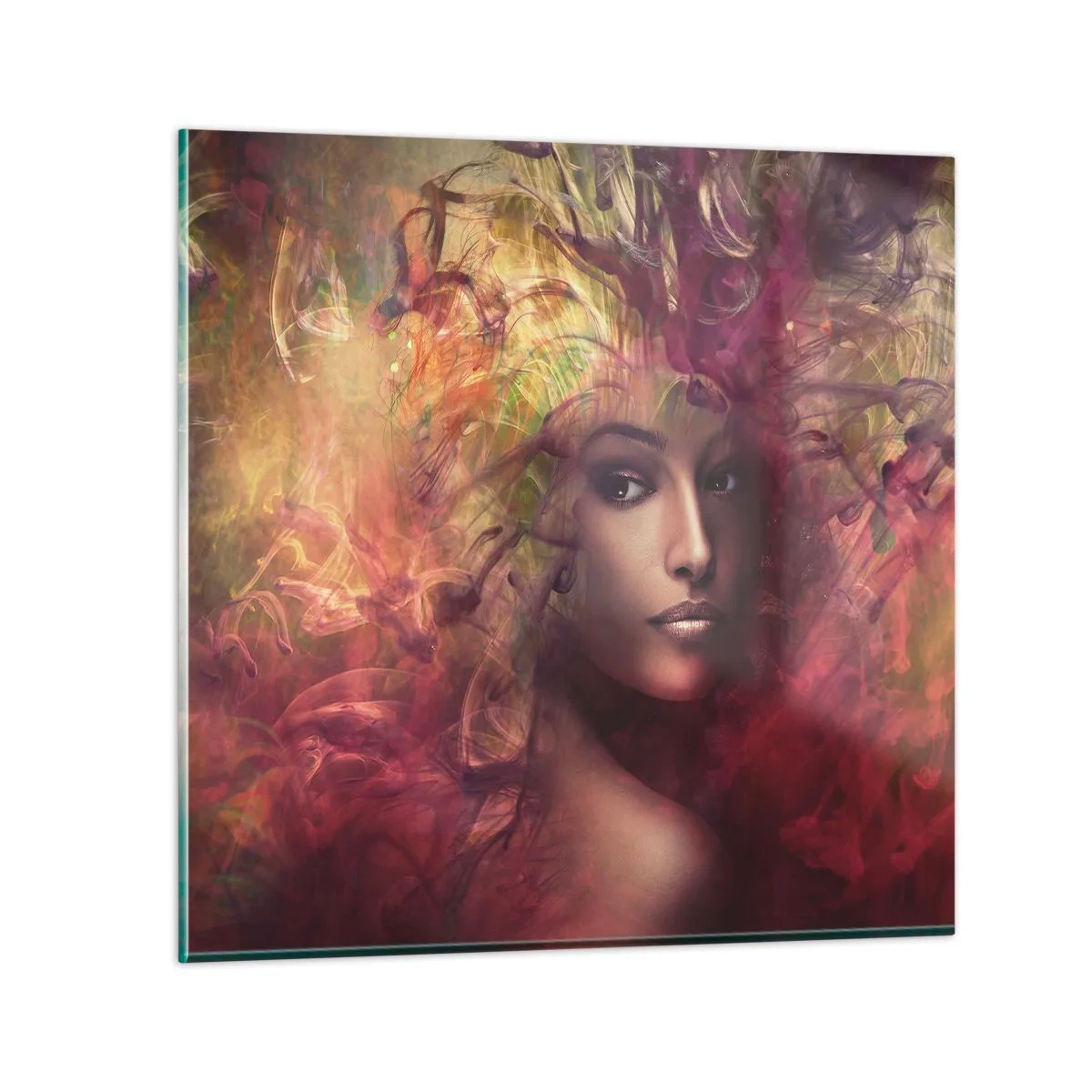 Impression sur verre - Image sur verre - Je suis ici! - 30x30 cm