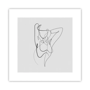 Affiche - Poster - Vraiment, tu es comme ça... - 30x30 cm