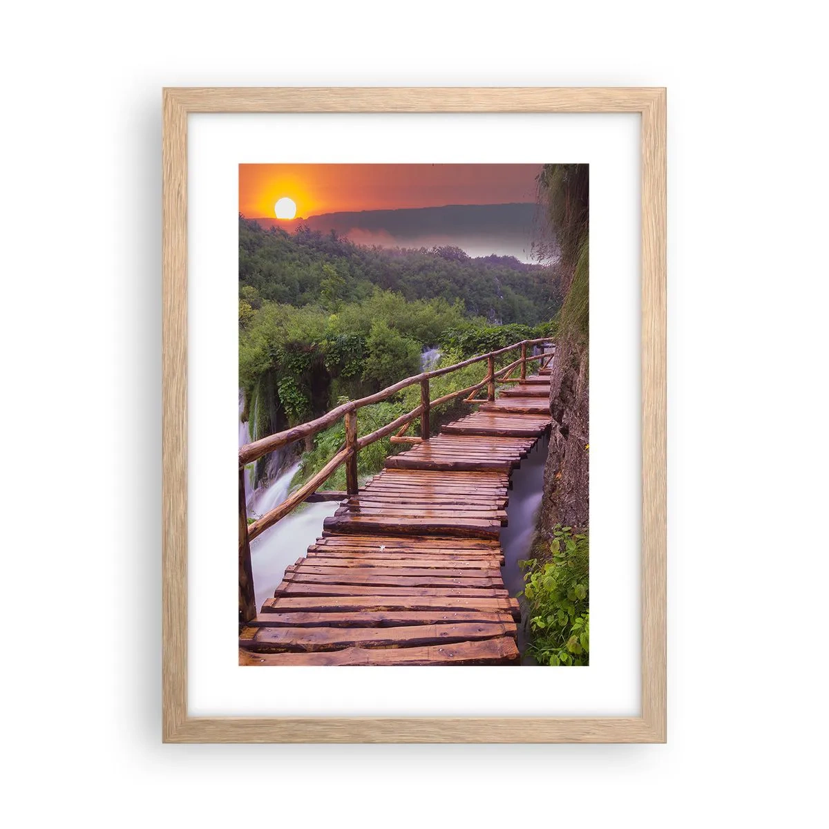 Affiche dans un chêne clair - Poster - La beauté au-delà de la croyance - 30x40 cm