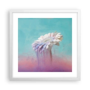 Affiche dans un cadre blanc - Poster - Le monde souterrain des fleurs - 40x40 cm