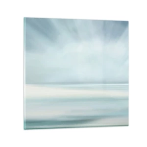 Impression sur verre - Image sur verre - Paix à l'horizon - 40x40 cm