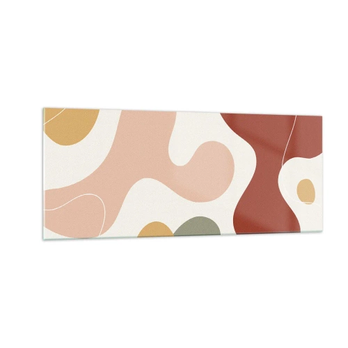 Impression sur verre - Image sur verre - Entrelac - 100x40 cm