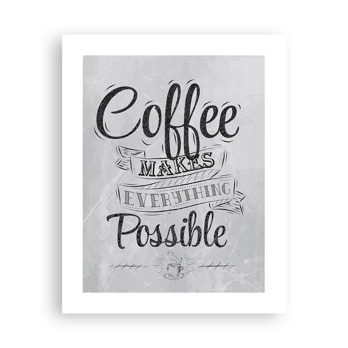 Affiche - Poster - Comment ne pas aimer le café maintenant - 40x50 cm