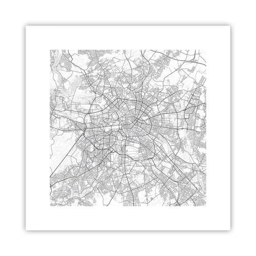 Affiche - Poster - Fleur de Berlin - 30x30 cm