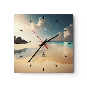 Horloge murale - Pendule murale - Une journée de rêve - 40x40 cm