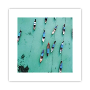 Affiche - Poster - Dans une attente jouyeuse - 30x30 cm