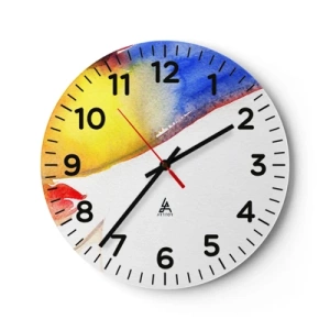 Horloge murale - Pendule murale - Portrait d'une dame - 30x30 cm