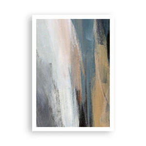 Affiche - Poster - Abstraction : paysage nordique - 70x100 cm