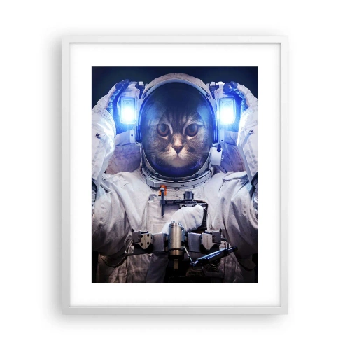 Affiche dans un cadre blanc - Poster - Houston, vous avez un problème - 40x50 cm