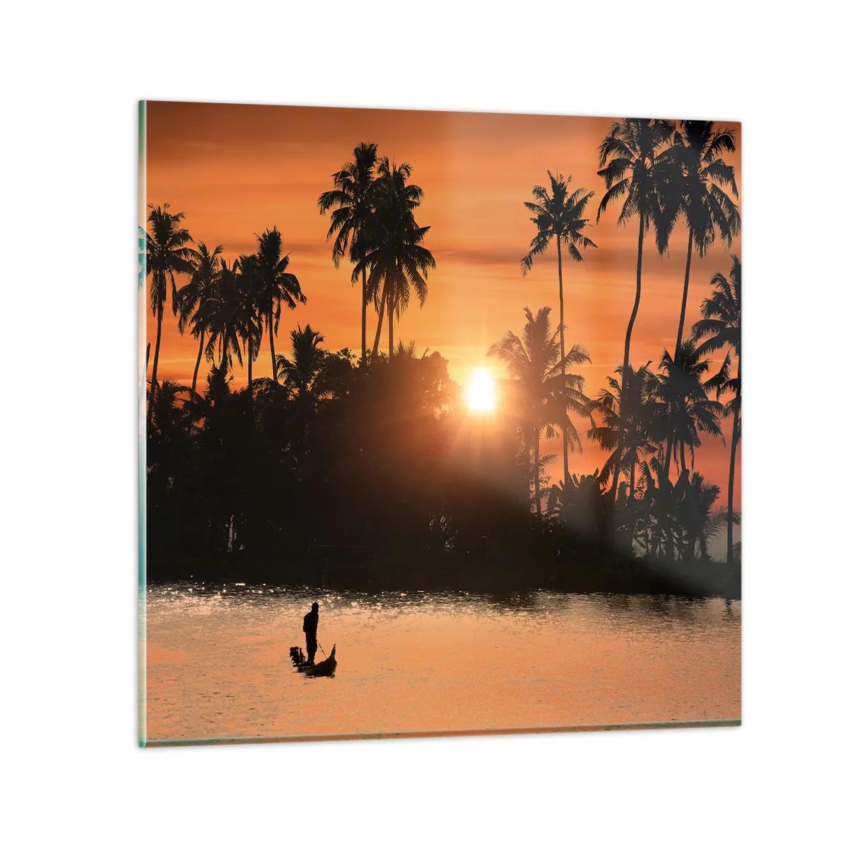 Impression sur verre - Image sur verre - Il est temps de se détendre - 60x60 cm