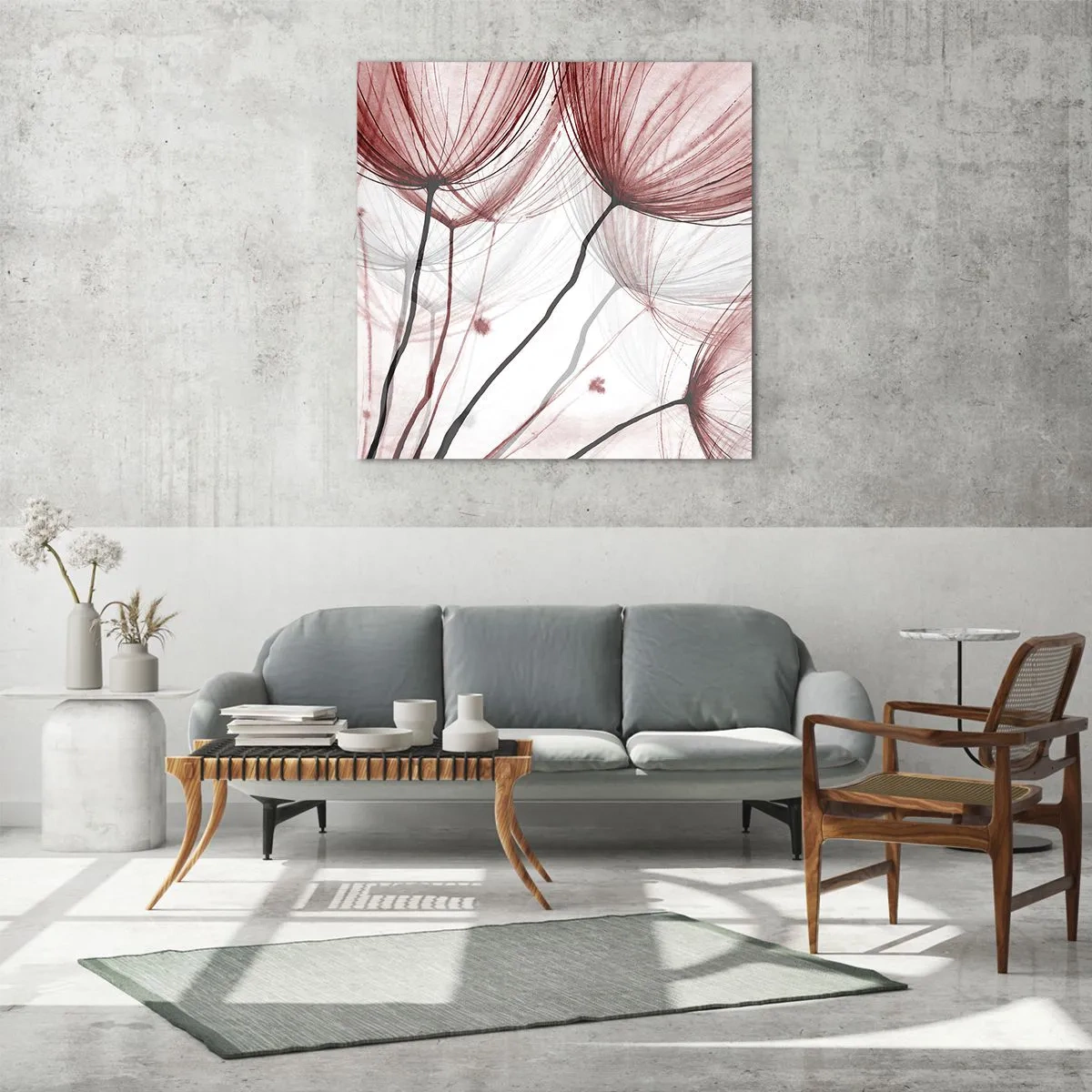 Impression sur verre - Image sur verre - Avant le départ - 70x70 cm