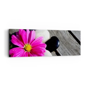 Impression sur toile - Image sur toile - Repos sur la jetée - 90x30 cm