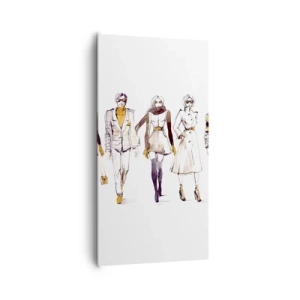 Impression sur toile - Image sur toile - Chic décontracté, élégance décontractée - 65x120 cm