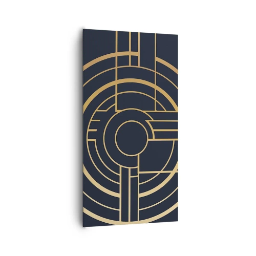 Impression sur toile - Image sur toile - Rotation des éléments - 65x120 cm