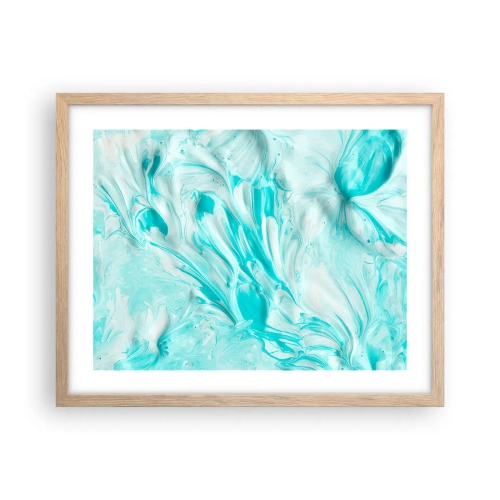 Affiche dans un chêne clair - Poster - Ensemble pour toujours - 50x40 cm