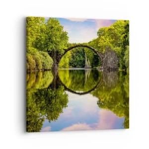 Impression sur toile - Image sur toile - À la jonction de deux mondes - 30x30 cm