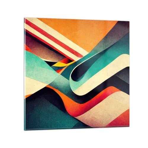 Impression sur verre - Image sur verre - Composition intense - 50x50 cm