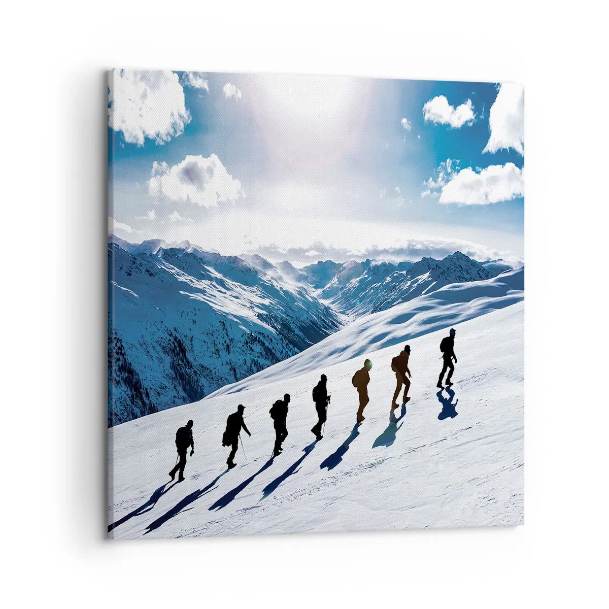 Impression sur toile - Image sur toile - L'équipe des conquérants - 50x50 cm