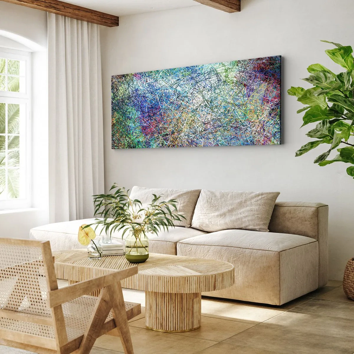 Impression sur toile - Image sur toile - Ce n'est pas si simple - 90x30 cm