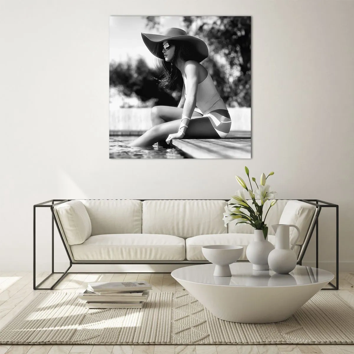 Impression sur verre - Image sur verre - Rêve d'été - 70x70 cm