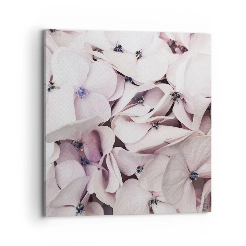 Impression sur toile - Image sur toile - Dans un flot de fleurs - 70x70 cm