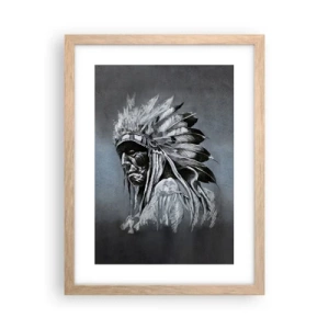 Affiche dans un chêne clair - Poster - Retour aux sources - 30x40 cm