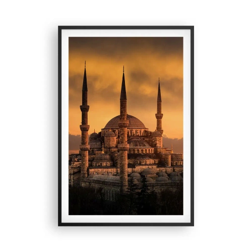 Affiche dans un cadre noir - Poster - Dieu est grand - 61x91 cm