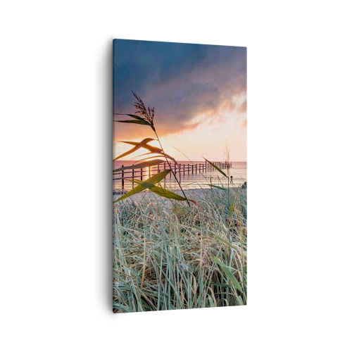 Impression sur toile - Image sur toile - Ça ne passe pas avec le vent - 55x100 cm