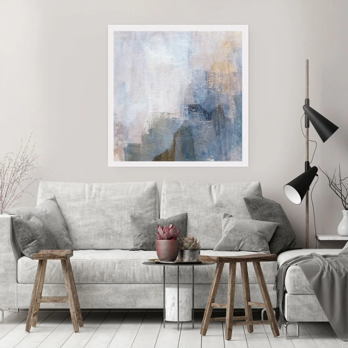 Affiche - Poster - Tonalités et accords de couleur - 40x40 cm