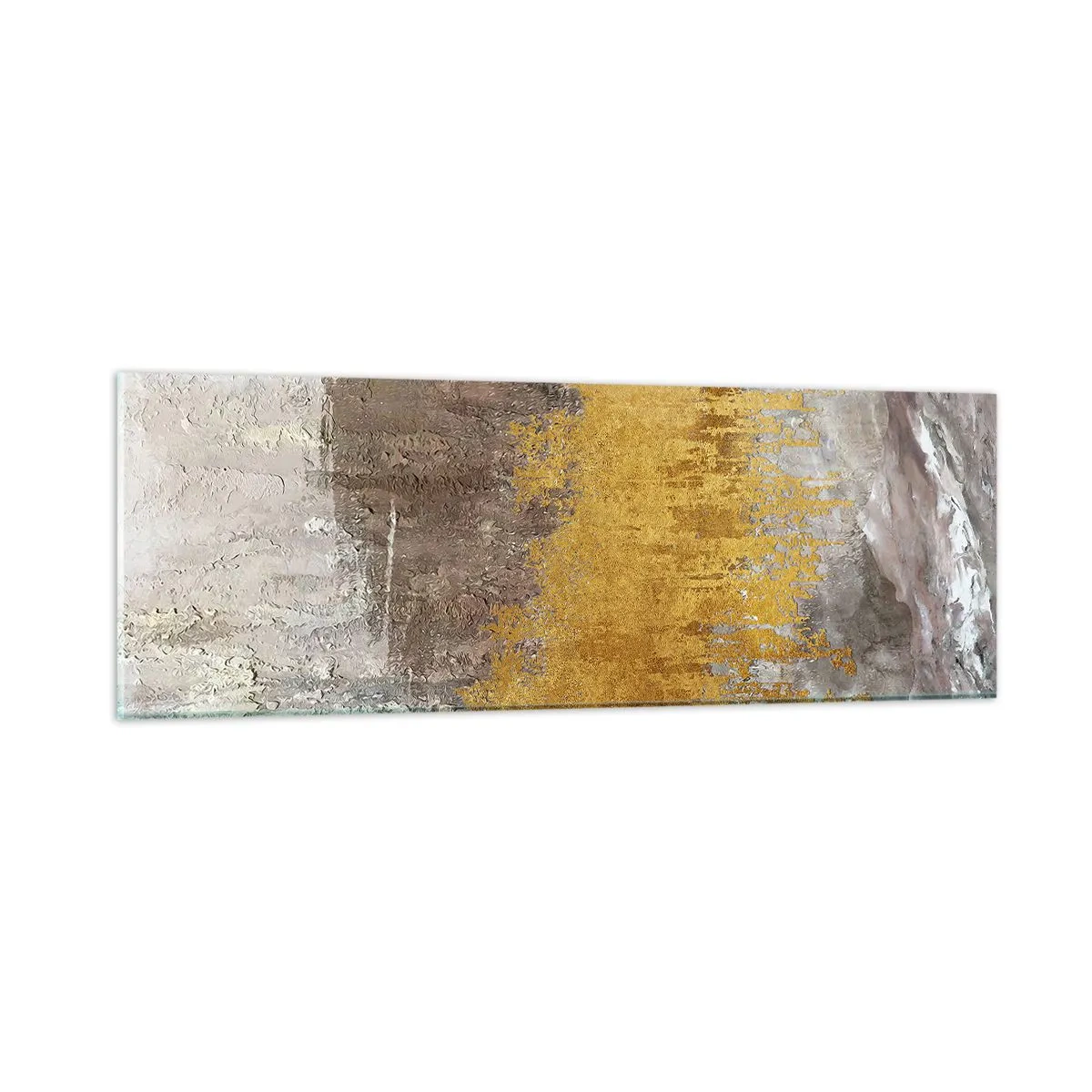 Impression sur verre - Image sur verre - Une explosion d'or - 90x30 cm