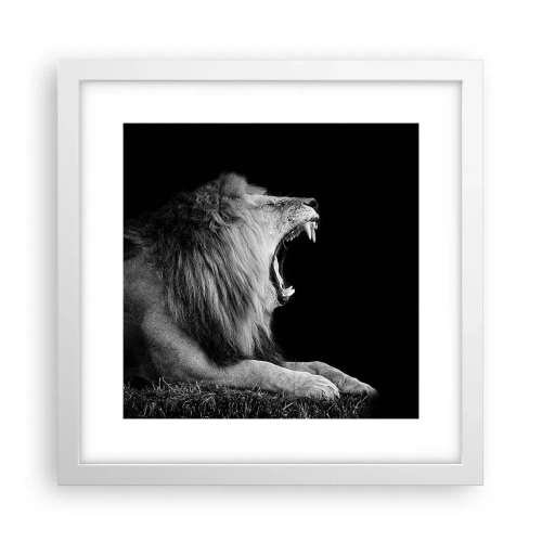 Affiche dans un cadre blanc - Poster - Sans aucun doute - 30x30 cm