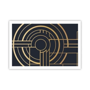 Affiche - Poster - Rotation des éléments - 91x61 cm