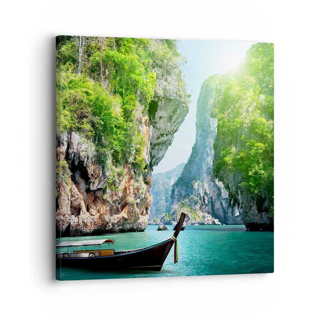 Impression sur toile - Image sur toile - Une invitation à un voyage exotique - 30x30 cm