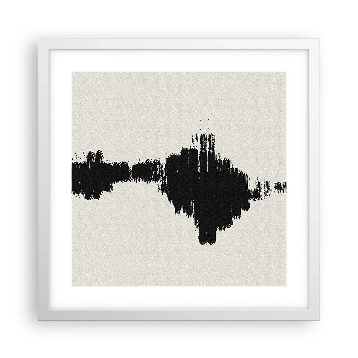 Affiche dans un cadre blanc - Poster - Vibrations de l'imagination - 40x40 cm