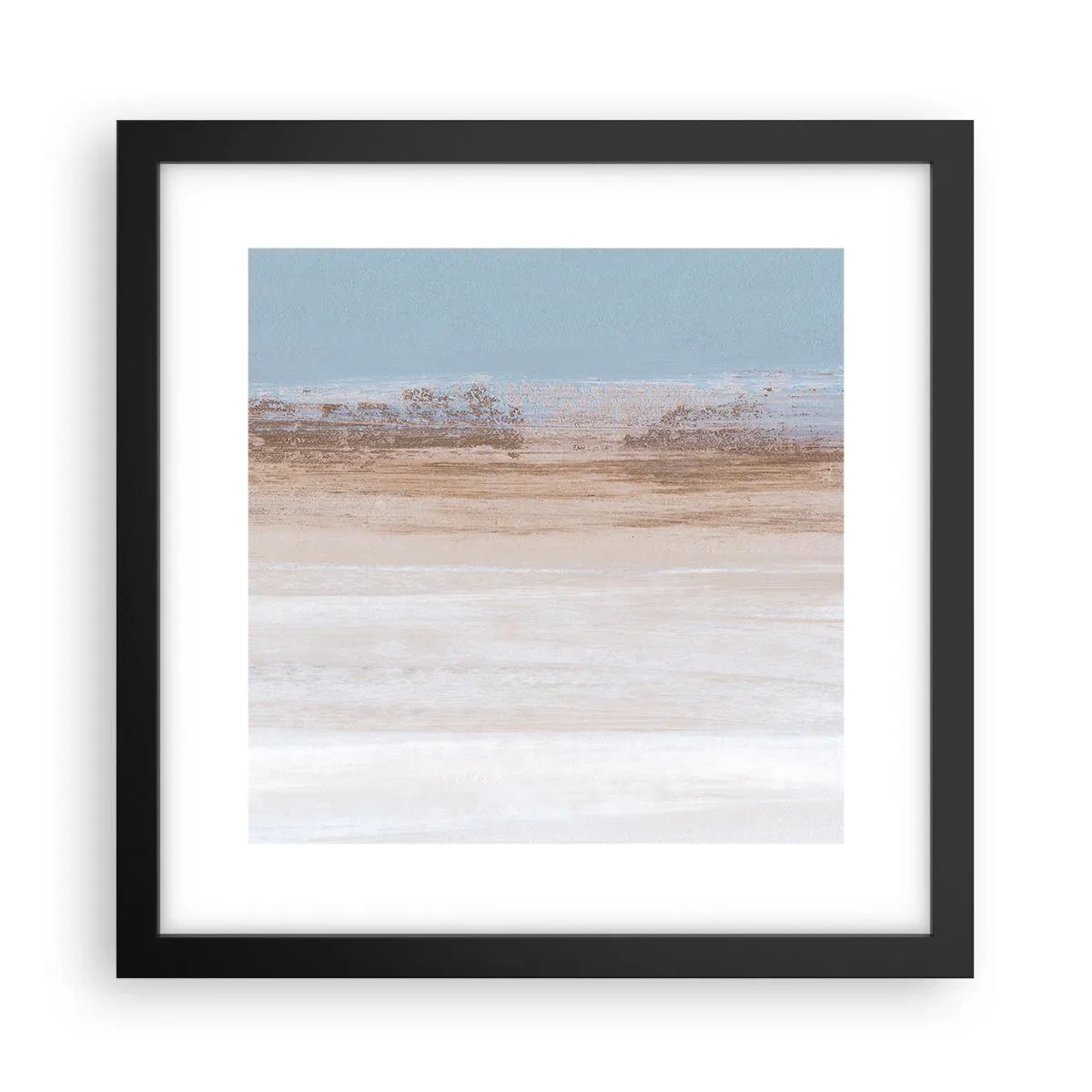 Affiche dans un cadre noir - Poster - Paysage ambigu - 30x30 cm