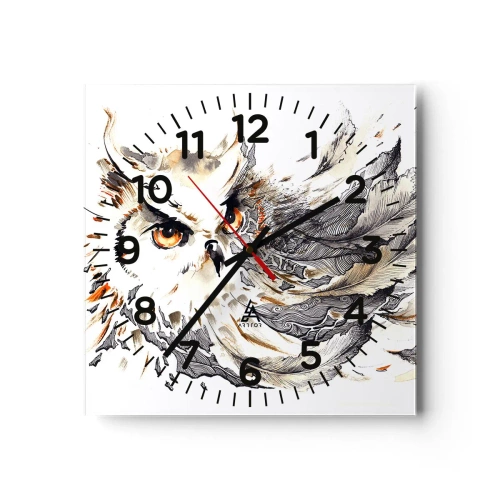 Horloge murale - Pendule murale - Elle vient du monde de la magie - 30x30 cm