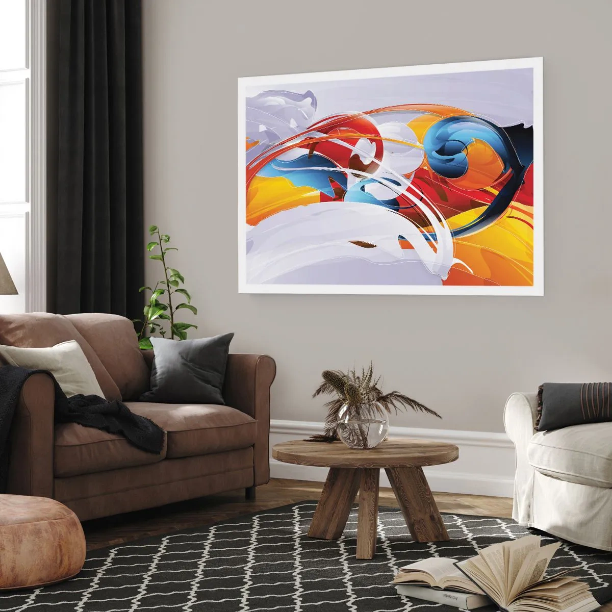 Affiche - Poster - La danse des éléments - 70x50 cm