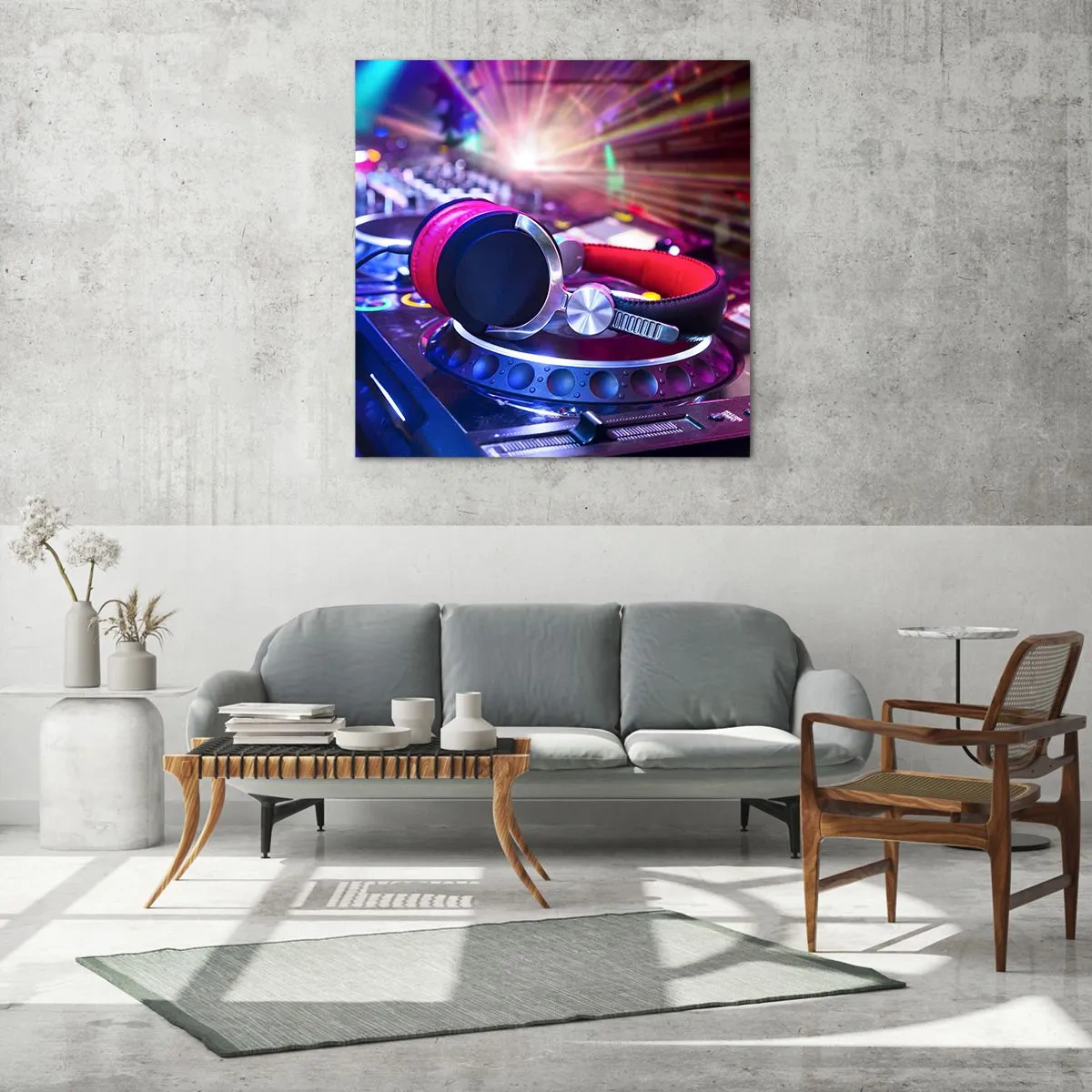 Impression sur verre - Image sur verre - Il va s'en passer des choses - 60x60 cm