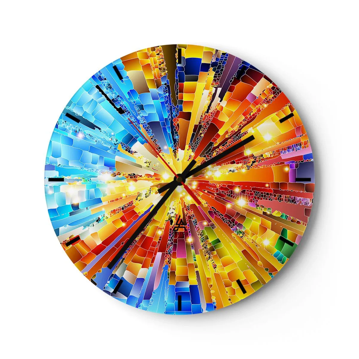 Horloge murale - Pendule murale - In medias res - 40x40 cm